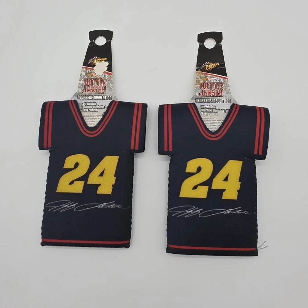 Vtg Jeff Gordon #24 Dupont (2) Bottle Koozies  (1) Can Koozie Winners Circle NEW